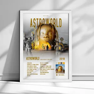 تابلو مدل تراویس اسکات طرح astroworld