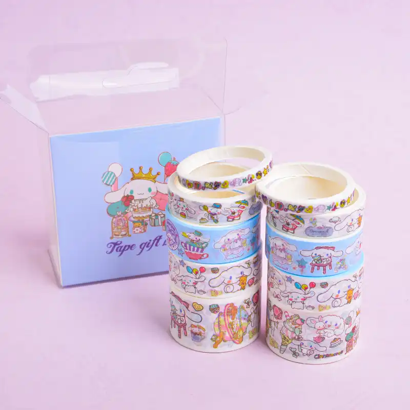 چسب نواری مدل واشی طرح SINAMONROLL بسته 10 عددی