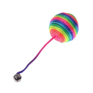 اسباب بازی گربه طرح توپ زنگی مدل Colorful Teaser Ball