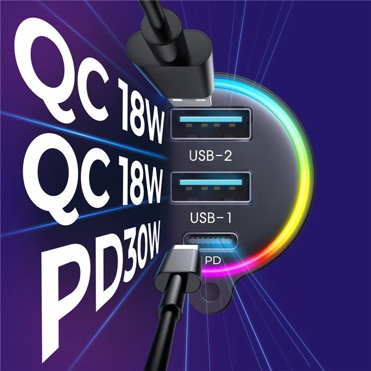 عکس شماره 5 : پخش کننده اف ام خودرو و شارژر فندکی جوی روم مدل jr-cl18