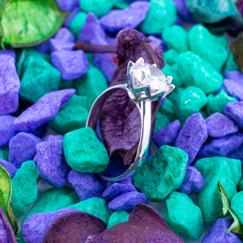 انگشتر نقره زنانه مدل AVN_R119