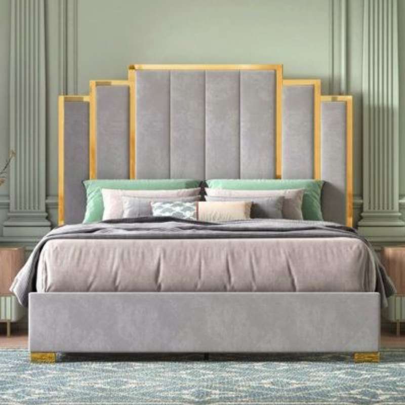 تخت خواب دونفره مدل بَصیرا سایز 180×200 سانتی متر