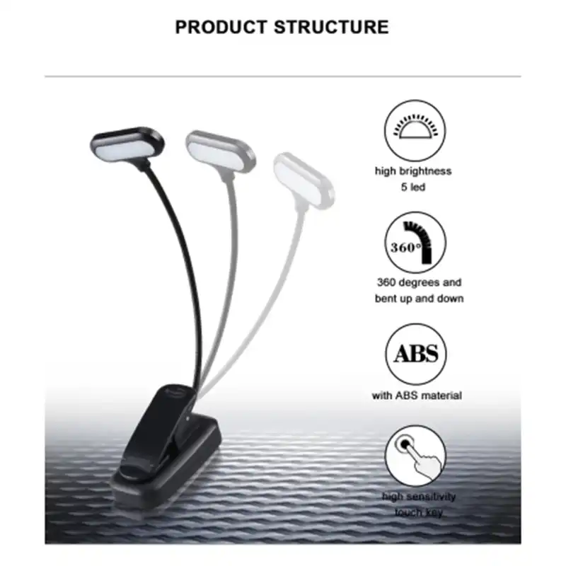 چراغ مطالعه مدل LY-13 گیره دار