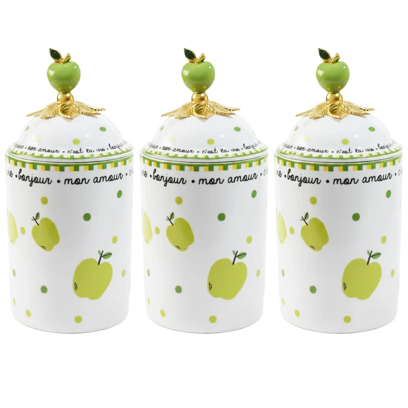 ست جای ادویه 3 پارچه میس بتی مدل MON AMOUR