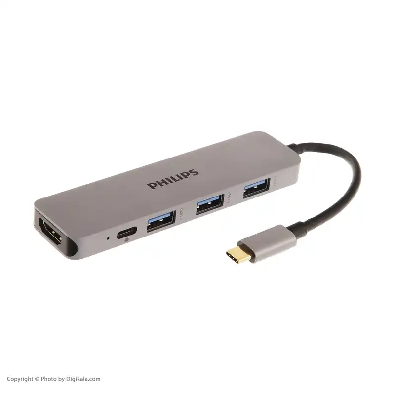 هاب 5 پورت USB-C فیلیپس مدل SWR1608I/93