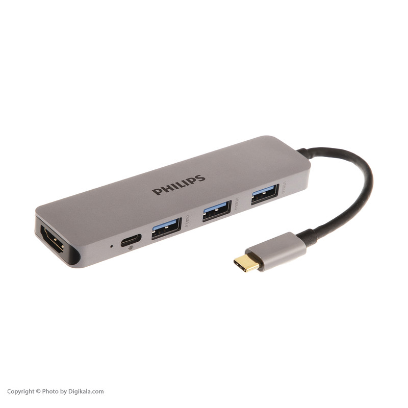 هاب 5 پورت USB-C فیلیپس مدل SWR1608I/93 2
