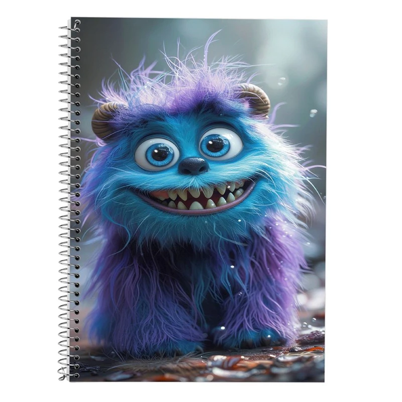 دفتر لغت 50 برگ مدوپد طرح هیولای فانتزی کد DF16755