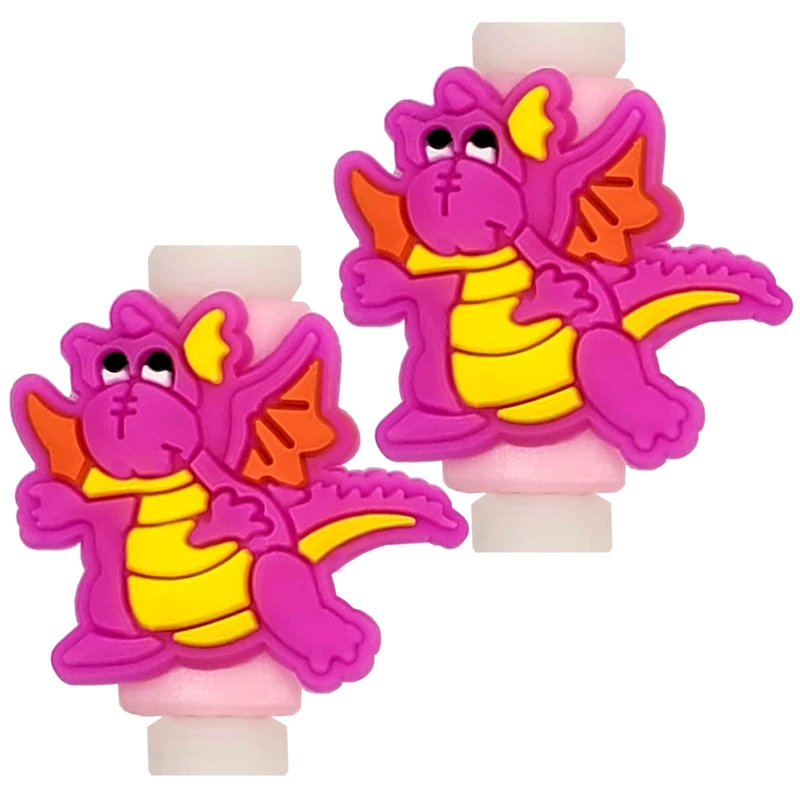 محافظ کابل مدل Cute Dinosaur 02 بسته 2 عددی