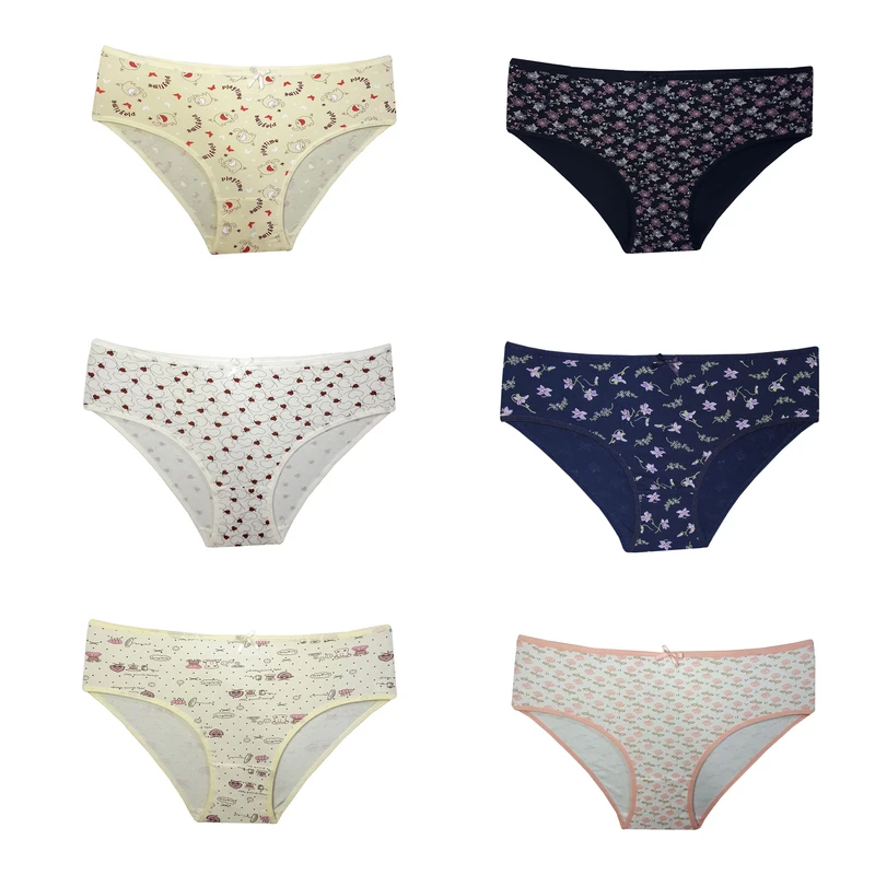 شورت زنانه مدل M-FER_7461 بسته 6 عددی