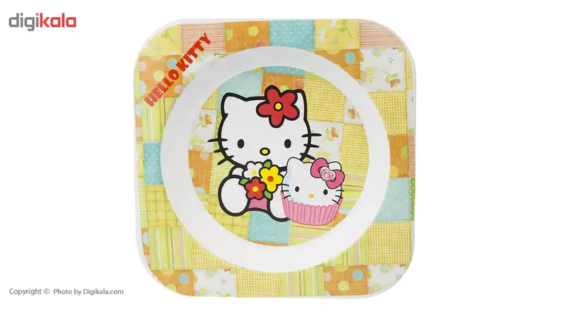 ست 2 تکه غذاخوری کودک بلو بیبی مدل Hello Kitty M0023