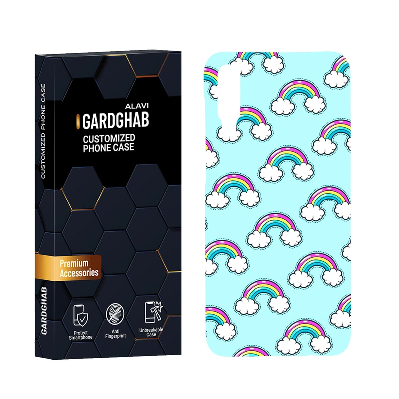 کاور گارد قاب علوی مدل پترن فانتزی مناسب برای گوشی موبایل سامسونگ Galaxy A50 / A50s / A30s