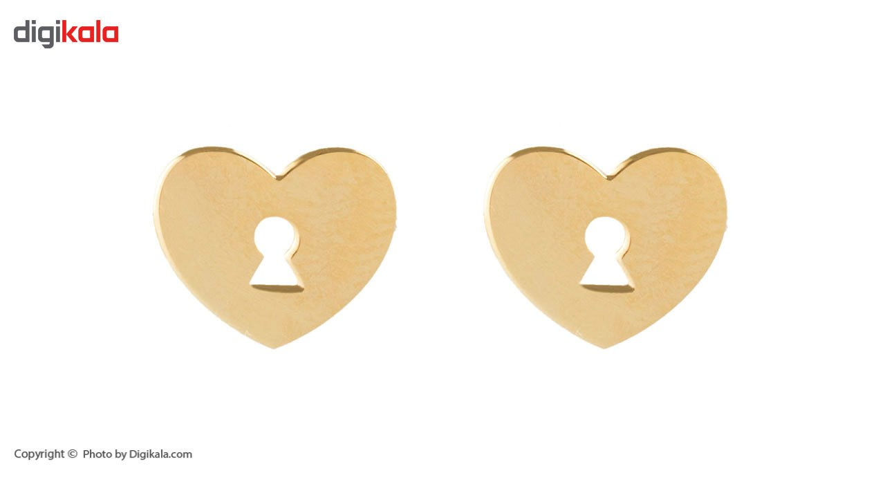 گوشواره طلا 18 عیار زنانه ماهک مدل ME0674