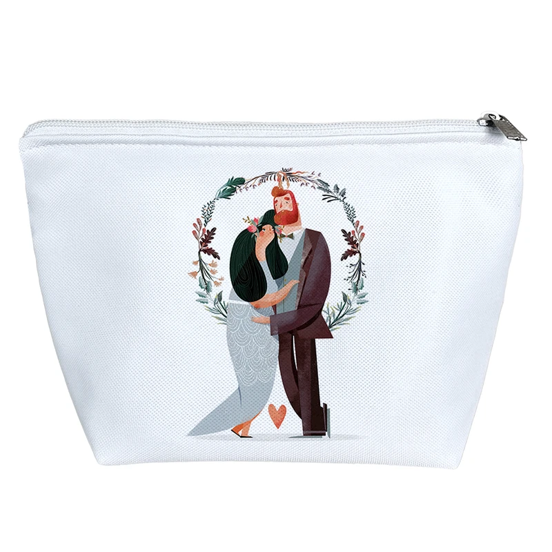 کیف لوازم آرایش دخترانه خندالو مدل عاشقانه کد 2626