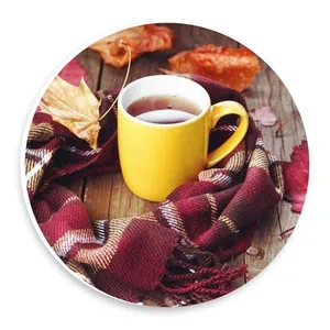  دیوارکوب طرح لیوان چایی و برگ های پاییزی مدل wtb1020