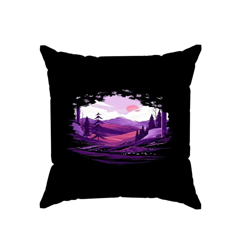 کوسن پاد آفرین مدل فانتزی طرح طبیعت کد 2783