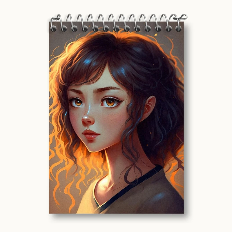 دفتر یادداشت 50 برگ خندالو مدل دخترانه کد N1248