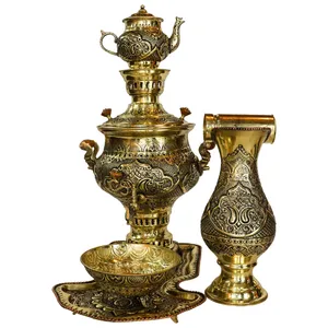 سرویس 5 پارچه سماور زغالی  مدل 453298