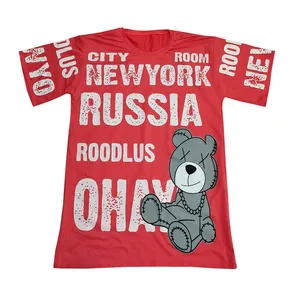 تی شرت لانگ آستین کوتاه زنانه مدل تدی کد 021 رنگ گلبهی