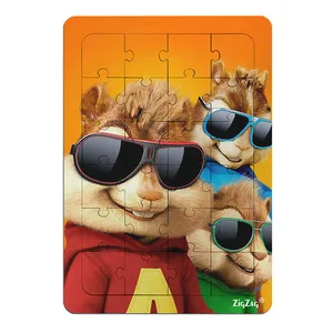 پازل 24 تکه زیگ زاگ طرح آلوین و سنجاب ها کد 240029