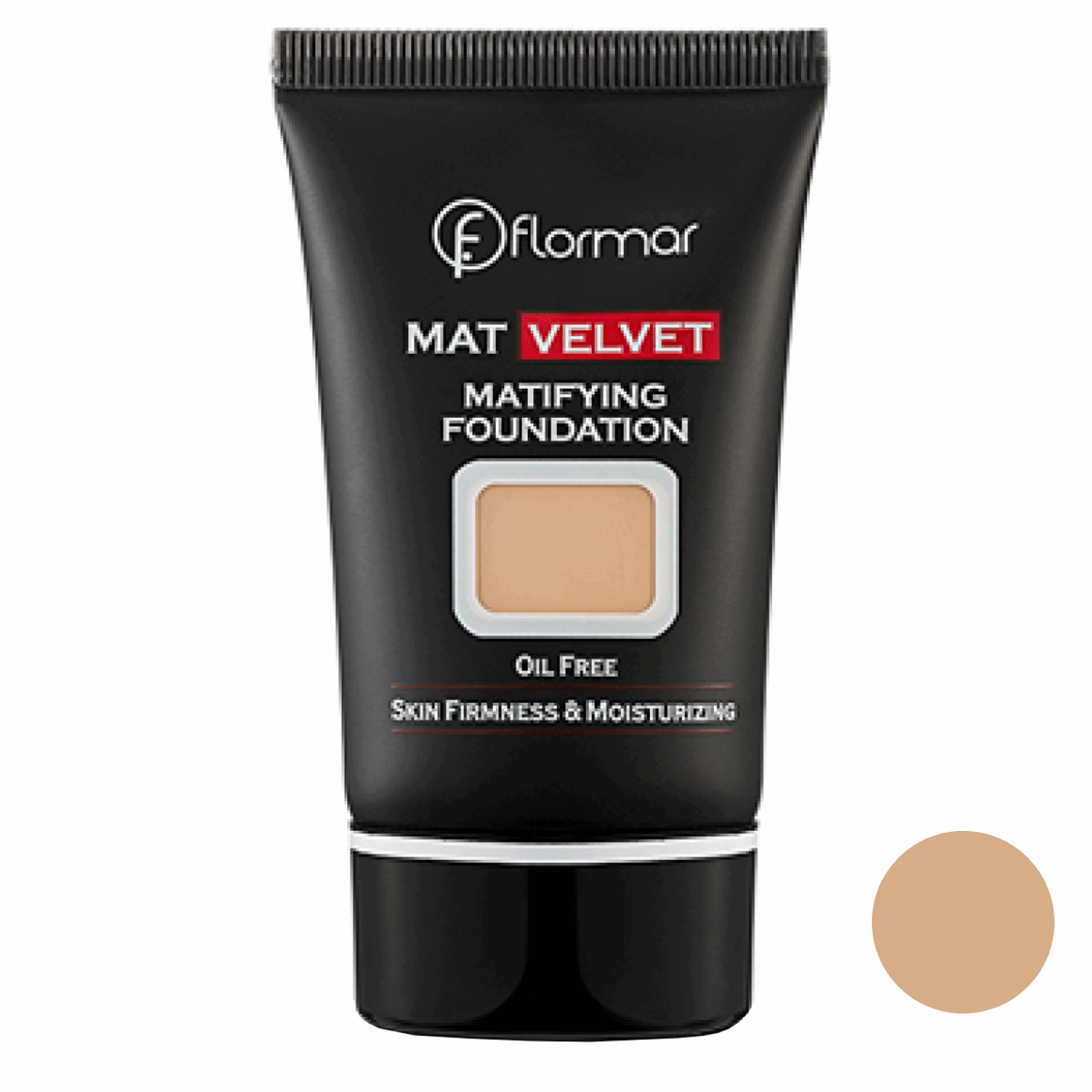 کرم پودر مات فلورمار مدل ولوت شماره 204