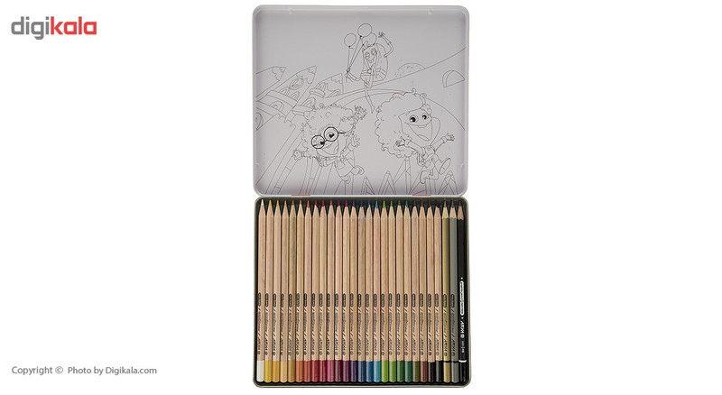 مداد رنگی 24+3 رنگ آریا مدل 3022