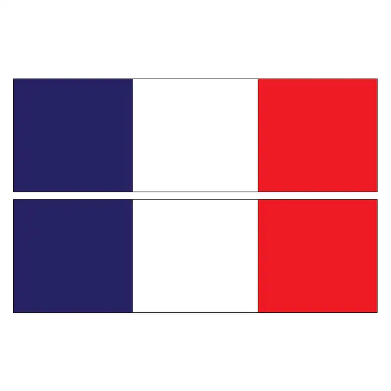 استیکر رکاب خودرو طرح پرچم فرانسه