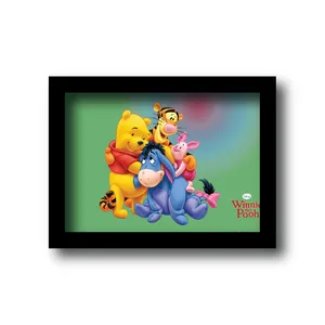تابلو کودک و نوزاد مدل کارتونی pooh و دوستان کد 2