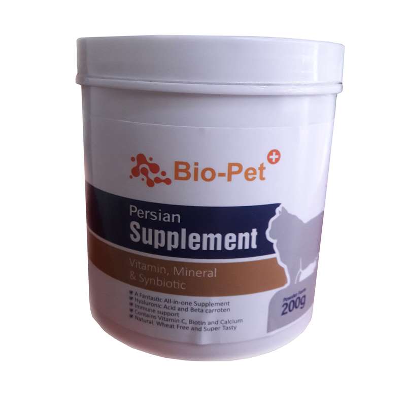 مکمل گربه بایو پت مدل persian Supplementوزن 200 گرم