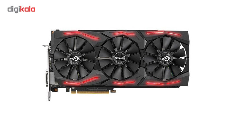 کارت گرافیک ایسوس مدل ROG-STRIX-RXVEGA64-O8G-GAMING 1