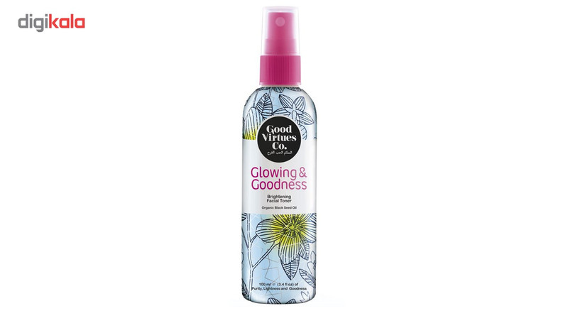 تونر روشن کننده و آبرسان صورت گود ورچو مدل Brightening Facial Toner