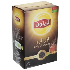 چای سیاه لیپتون مدل Earl Grey مقدار 450 گرم