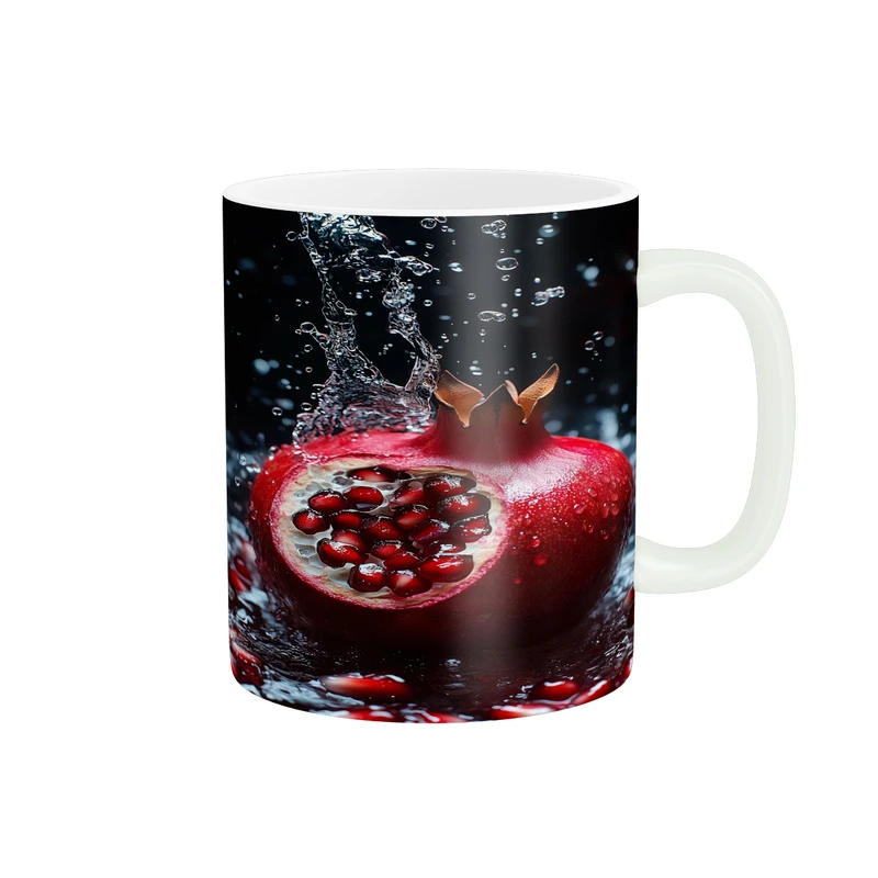 ماگ پاد آفرین مدل فانتزی طرح پاییزی شب یلدا شب چله انار کد p11577