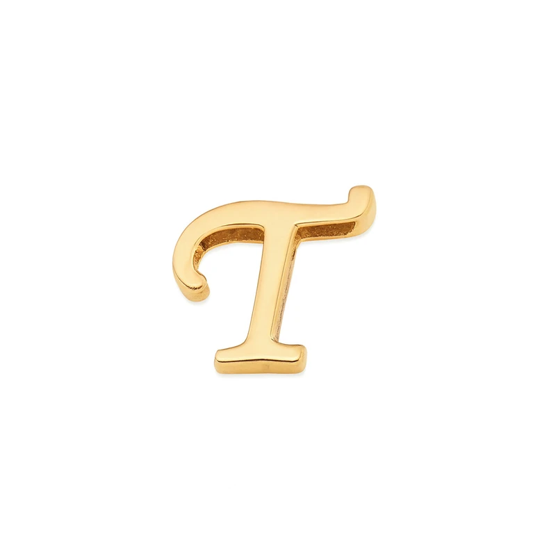آویز گردنبند طلا 18 عیار زنانه مان گالری طرح حرف T کد M-100061