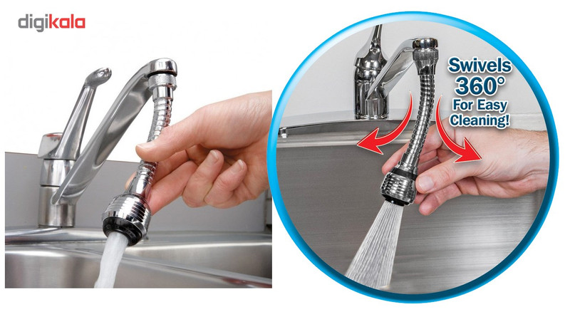 سر شیر آب انعطاف پذیر توربو فلکس مدل 360