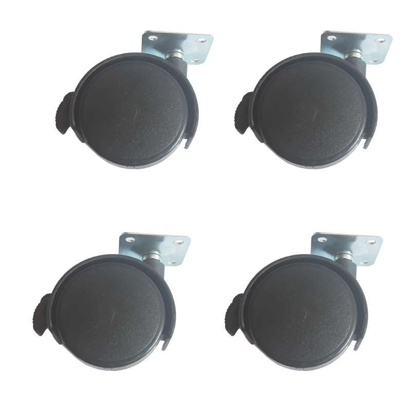 چرخ صندلی ترمز دار کد 100 بسته 4 عددی