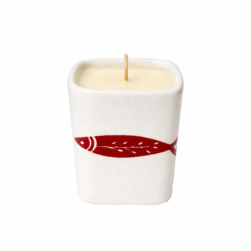 شمع لیوانی معطر مدل ماهسین با رایحه گل همیشه بهار زمان اتمام 5 ساعت