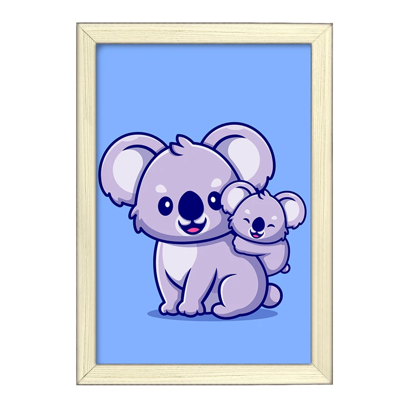 تابلو خندالو طرح حیوانات بامزه کوآلا کد 29632