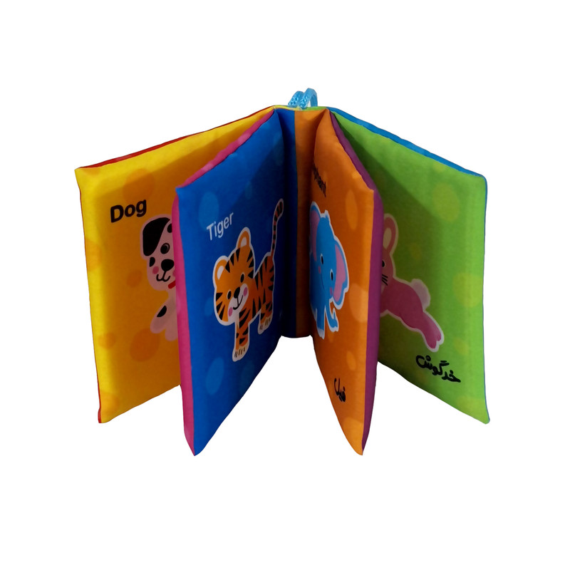 کتاب پارچه ای انتشارات باوان مدل نی نی جونم حیوانات