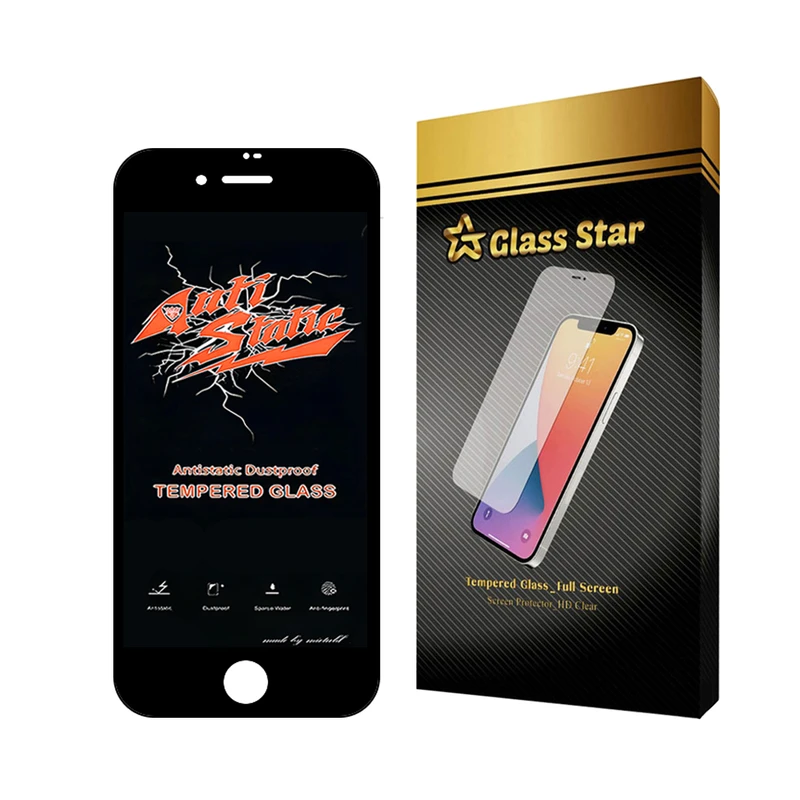 محافظ صفحه نمایش آنتی استاتیک گلس استار مدل ANTIDUSTSNW مناسب برای گوشی موبایل اپل Iphone 7 / Iphone 8 / Iphone SE 2020 / Iphone SE 2022