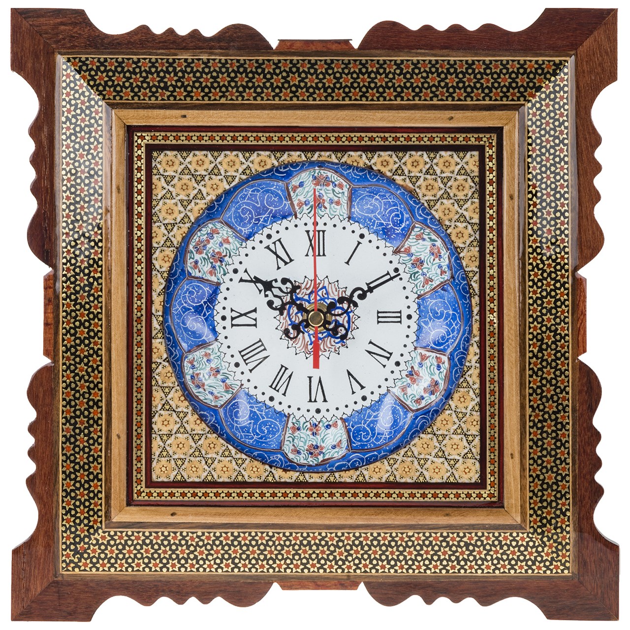 Inlay handicraft clock, code 20