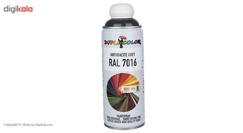 اسپری رنگ خاکستری دوپلی کالر مدل RAL 7016 حجم 400 میلی لیتر