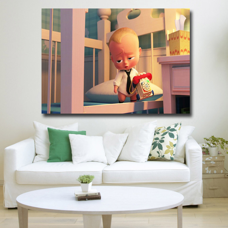  تابلو کودک و نوزاد مدل بچه رئیس کد 19