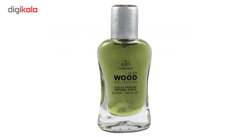 عطر جیبی مردانه ریو کالکشن مدل Rio Wood Brown حجم 20ml