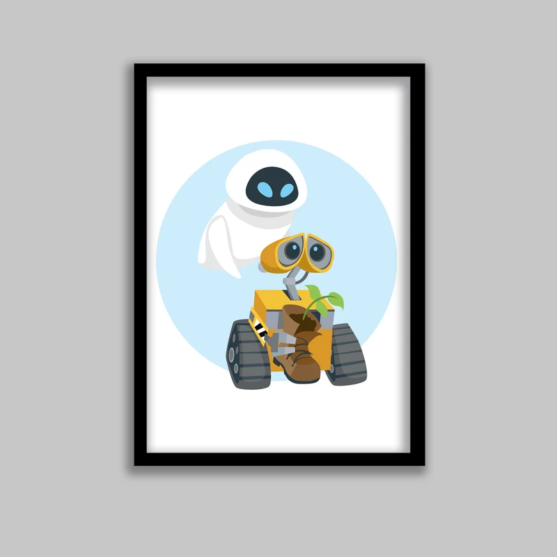 تابلو لیلیان طرح انیمیشن وال ای Wall E کد LA-G10392-2