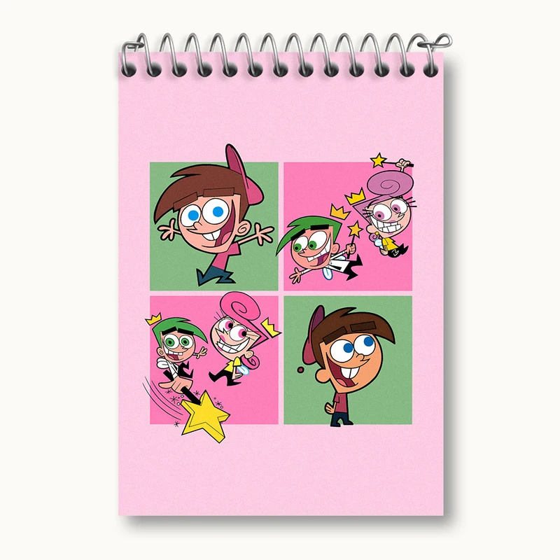 دفتر یادداشت 50 برگ خندالو طرح والدین نسبتاً عجیب (The Fairly OddParents) کد N5790