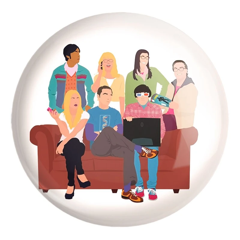 پیکسل خندالو طرح سریال تئوری بیگ بنگ The Big Bang Theory کد 13308 مدل بزرگ