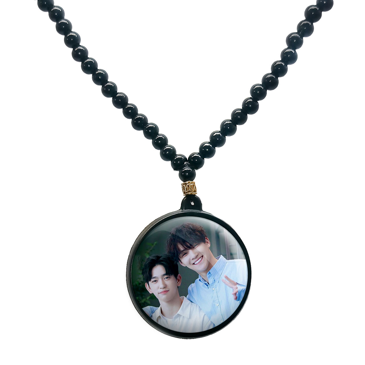 گردنبند پرمانه طرح GOT7 کد pmd.19171 مدل دو طرفه