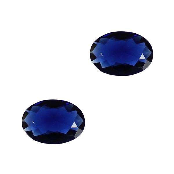 سنگ یاقوت کبود کد D672310 بسته 2 عددی