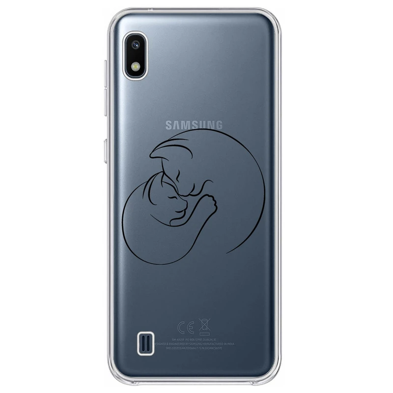 کاور مگافون طرح گربه مدل C61-B مناسب برای گوشی موبایل سامسونگ Galaxy A10