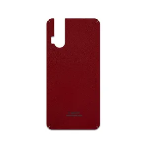MAHOOT Red-Leather Cover Sticker for motorola One Hyper